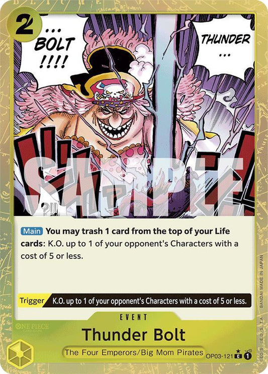 Thunder Bolt (Textured Foil) [OP03-121] PRB01 - The Best
