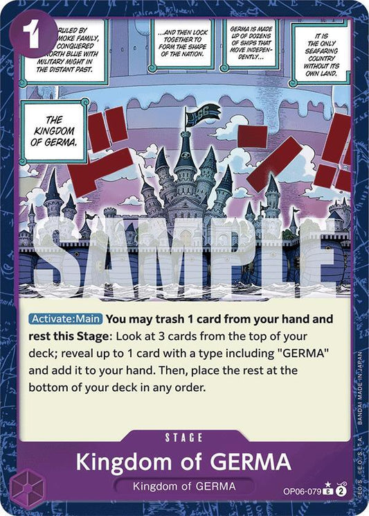 Germa Kingdom (Textured Foil) [OP06-079] PRB01 - The Best