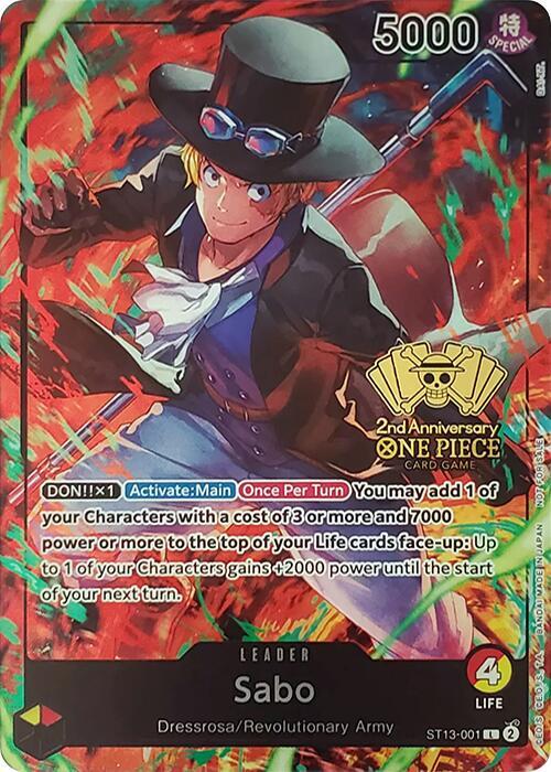 2nd Anniversary - Winner Kit (Monkey.D.Luffy [ST13-003], Portgas.D.Ace [ST13-002], Sabo [ST13-001])