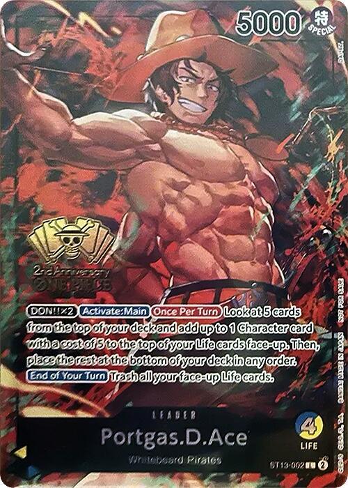 2nd Anniversary - Winner Kit (Monkey.D.Luffy [ST13-003], Portgas.D.Ace [ST13-002], Sabo [ST13-001])