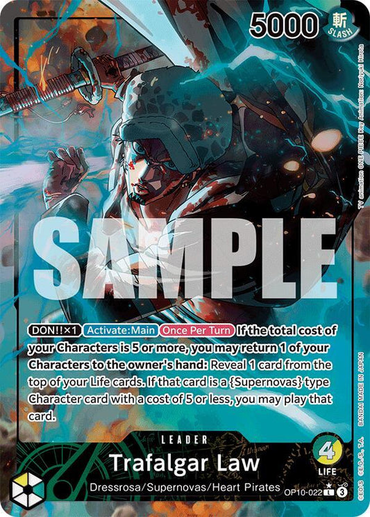 Trafalgar Law (Parallel Alternate Art) [OP10-022] OP10 - Royal Blood