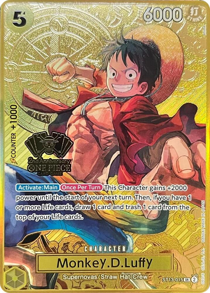 Monkey.D.Luffy [ST13-015] Premium Card Collection - 2st Anniversary JP