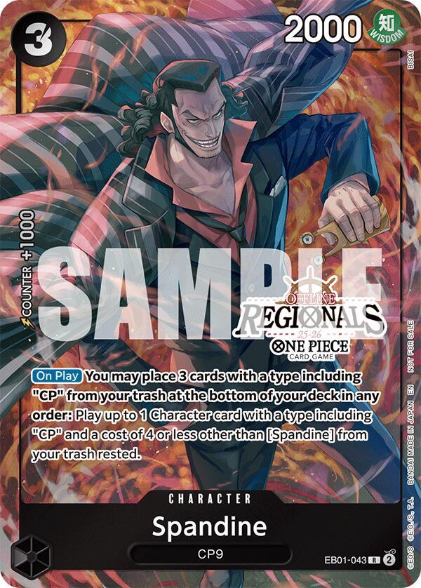Spandine [EB01-043] Offline Regionals 2025 Season 1 Participation Pack