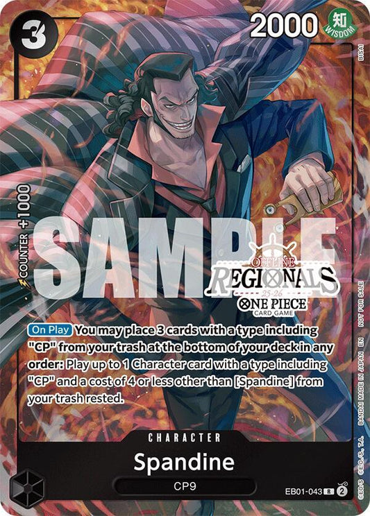 Spandine [EB01-043] Offline Regionals 2025 Season 1 Participation Pack