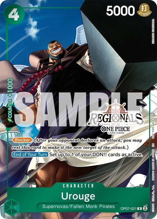Urouge [OP07-021] Offline Regionals 2025 Season 1 Participation Pack