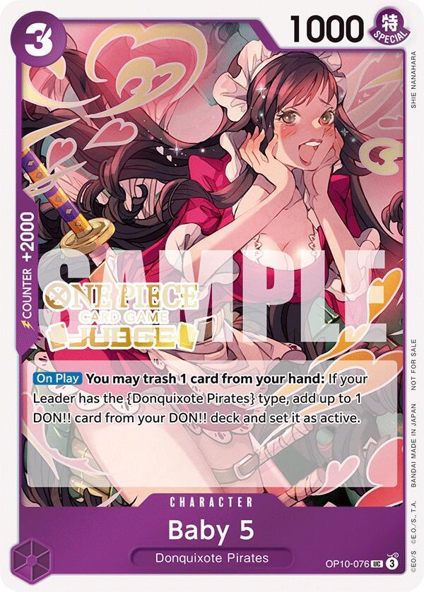 Baby 5 [OP10-076] Judge Pack Vol. 5