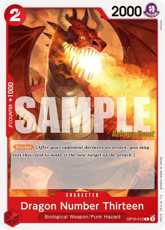 Dragon Number Thirteen [OP10-012] OP10 Royal Blood - Pre-release Pack
