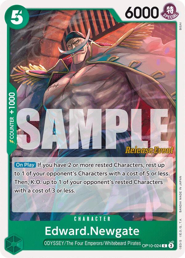 Edward.Newgate [OP10-024] OP10 Royal Blood - Pre-release Pack