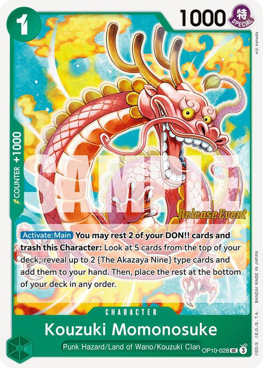 Kouzuki Momonosuke [OP10-028] OP10 Royal Blood - Pre-release Pack