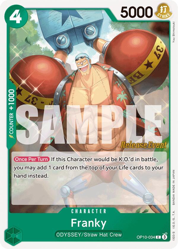 Franky [OP10-034] OP10 Royal Blood - Pre-release Pack