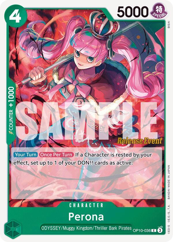 Perona [OP10-036] OP10 Royal Blood - Pre-release Pack
