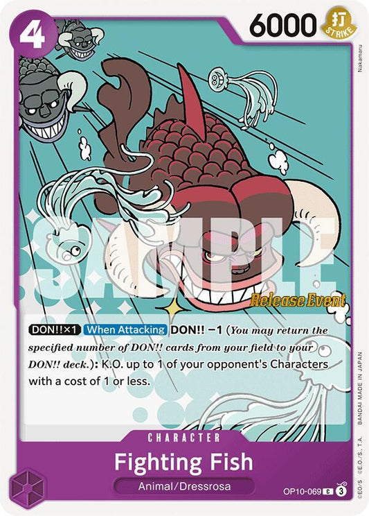 Fighting Fish [OP10-069] OP10 Royal Blood - Pre-release Pack