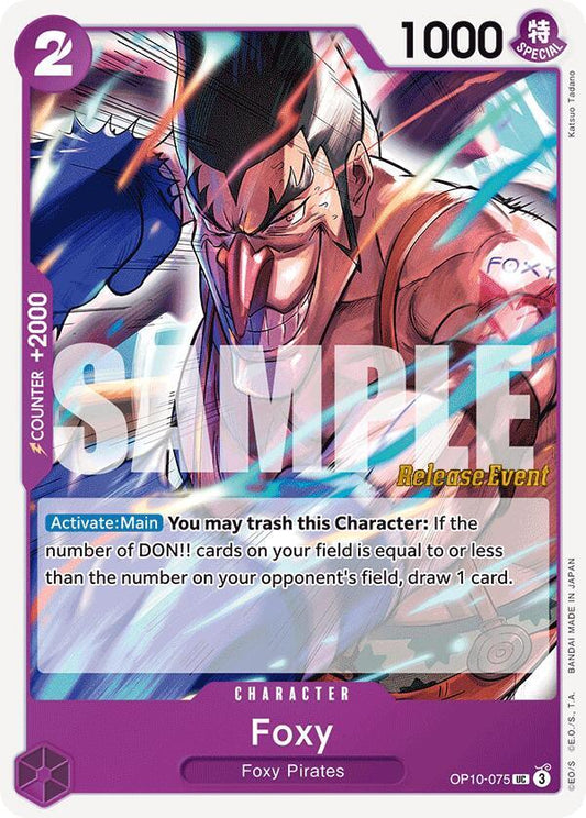 Foxy [OP10-075] OP10 Royal Blood - Pre-release Pack