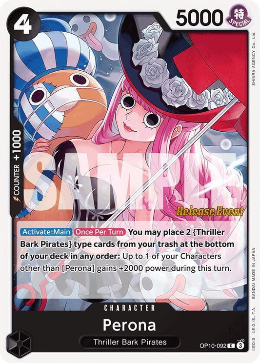 Perona [OP10-092] OP10 Royal Blood - Pre-release Pack