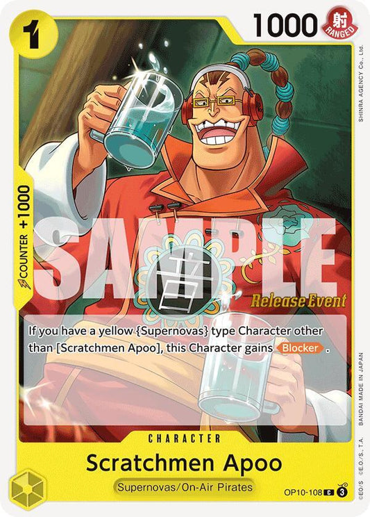 Scratchmen Apoo [OP10-108] OP10 Royal Blood - Pre-release Pack