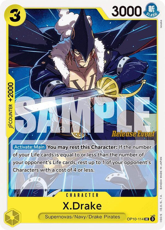 X.Drake [OP10-114] OP10 Royal Blood - Pre-release Pack