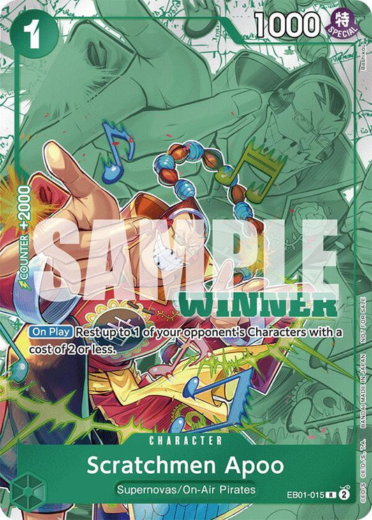 Scratchmen Apoo [EB01-015] Tournament Pack 2025 Vol. 2 Winner