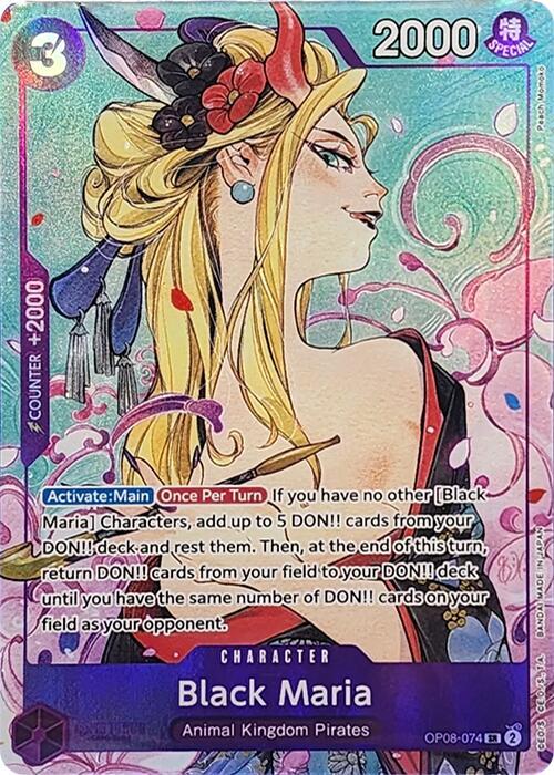 Black Maria [OP08-074] Illustration Box Vol. 2