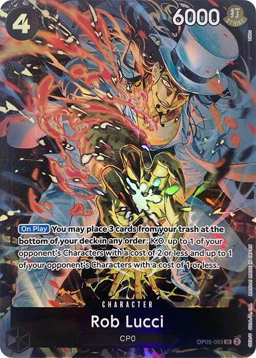 Rob Lucci [OP05-093] Illustration Box EX