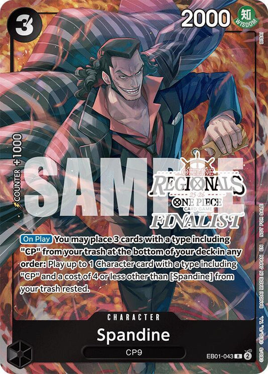 Spandine [EB01-043] Offline Regionals 2025 Season 1 Finalist Pack