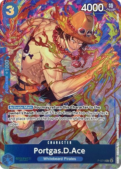 Portgas.D.Ace [P-074] Premium Card Collection - Best Selection Vol. 3