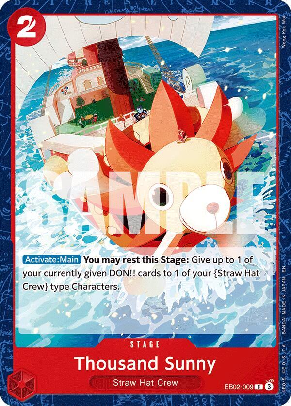 Thousand Sunny [EB02-009] EB02 - Anime 25th Collection