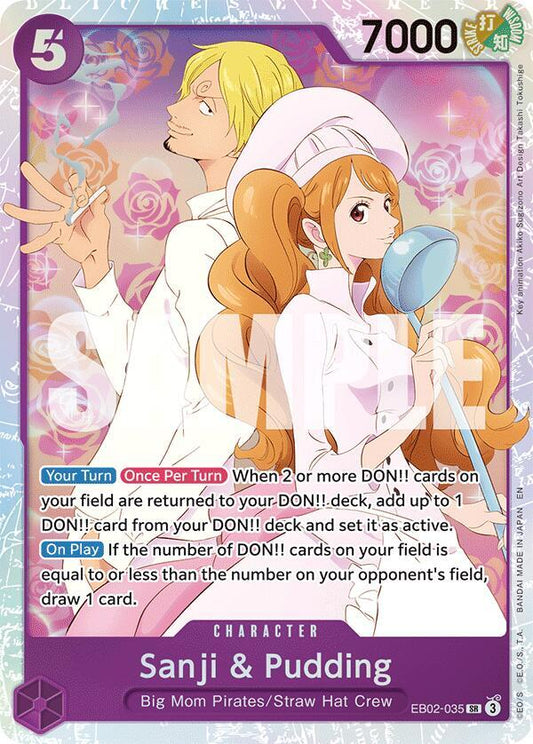 Sanji & Pudding [EB02-035] EB02 - Anime 25th Collection