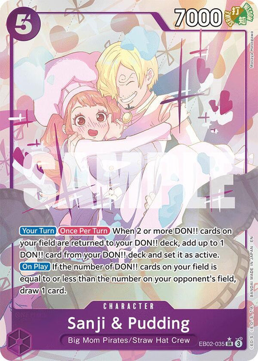 Sanji & Pudding (Parallel Alternate Art) [EB02-035] EB02 - Anime 25th Collection