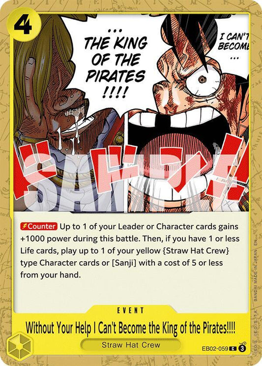 Without Your Help I Can't Become the King of the Pirates!!!! [EB02-059] EB02 - Anime 25th Collection