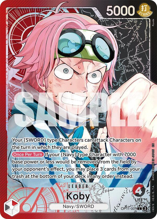 Koby (Parallel Alternate Art) [OP11-001] OP11 - A Fist of Divine Speed