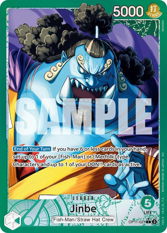 Jinbe (Parallel Alternate Art) [OP11-021] OP11 - A Fist of Divine Speed