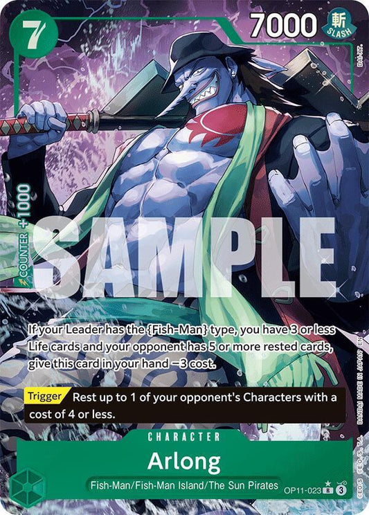 Arlong (Parallel Alternate Art) [OP11-023] OP11 - A Fist of Divine Speed