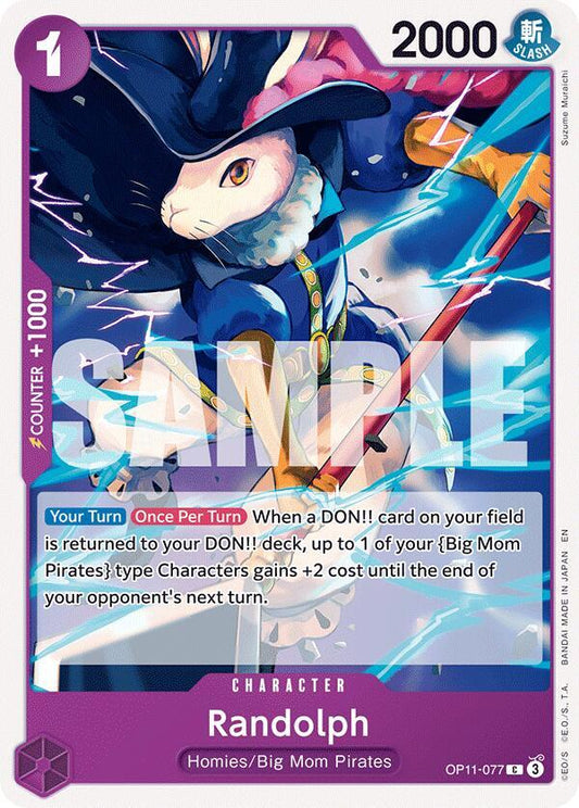 Randolph [OP11-077] OP11 - A Fist of Divine Speed