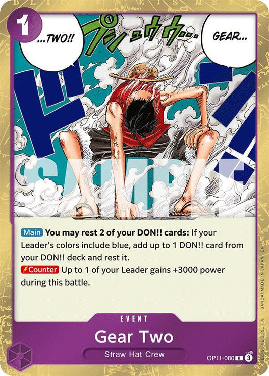 Gear Two [OP11-080] OP11 - A Fist of Divine Speed