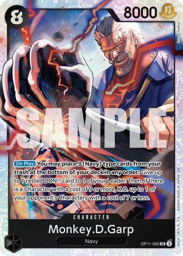 Monkey.D.Garp [OP11-095] OP11 - A Fist of Divine Speed