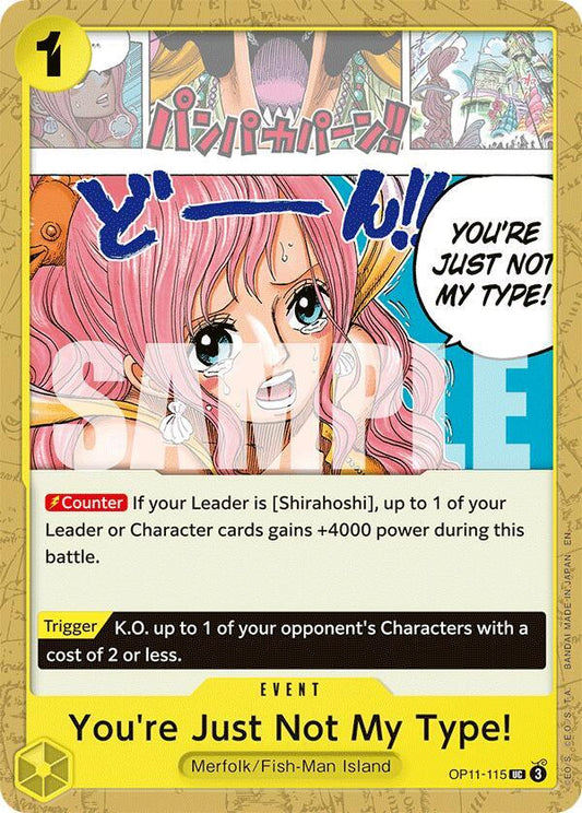 You're Just Not My Type! [OP11-115] OP11 - A Fist of Divine Speed
