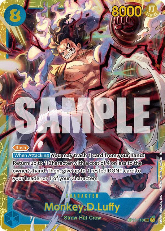 Monkey.D.Luffy [OP11-118] OP11 - A Fist of Divine Speed