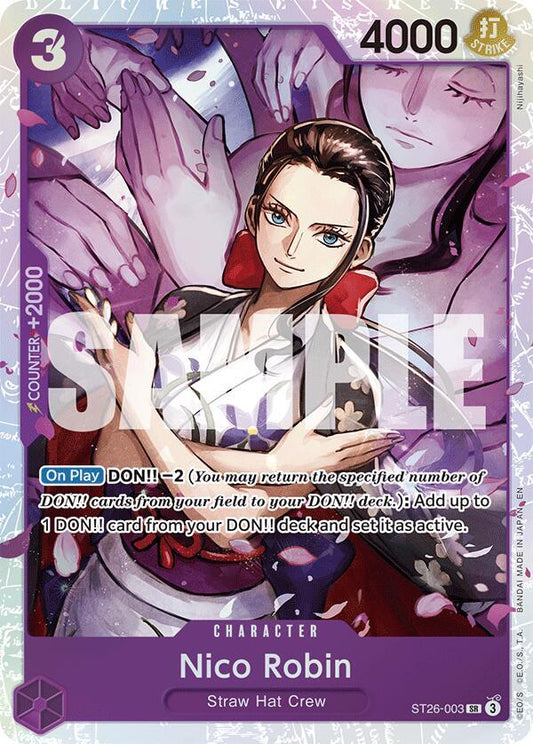 Nico Robin [ST26-003] Starter Deck 26 - PURPLE/BLACK Monkey.D.Luffy