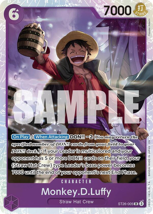 Monkey.D.Luffy [ST26-005] Starter Deck 26 - PURPLE/BLACK Monkey.D.Luffy