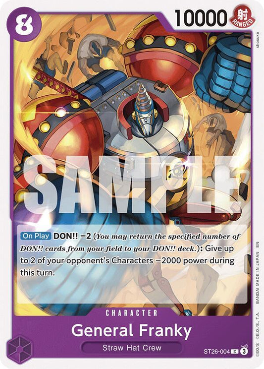 General Franky [ST26-004] Starter Deck 26 - PURPLE/BLACK Monkey.D.Luffy