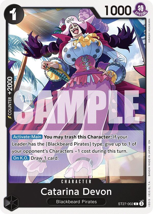 Catarina Devon [ST27-002] Starter Deck 27 - BLACK Marshall.D.Teach