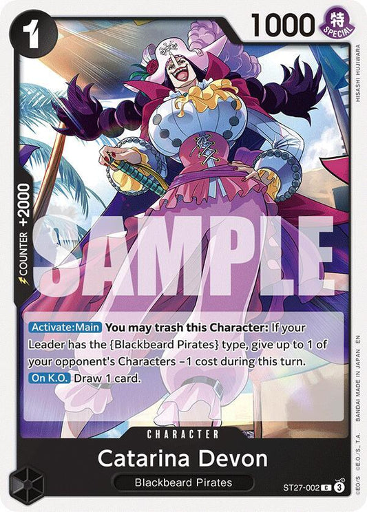 Catarina Devon [ST27-002] Starter Deck 27 - BLACK Marshall.D.Teach