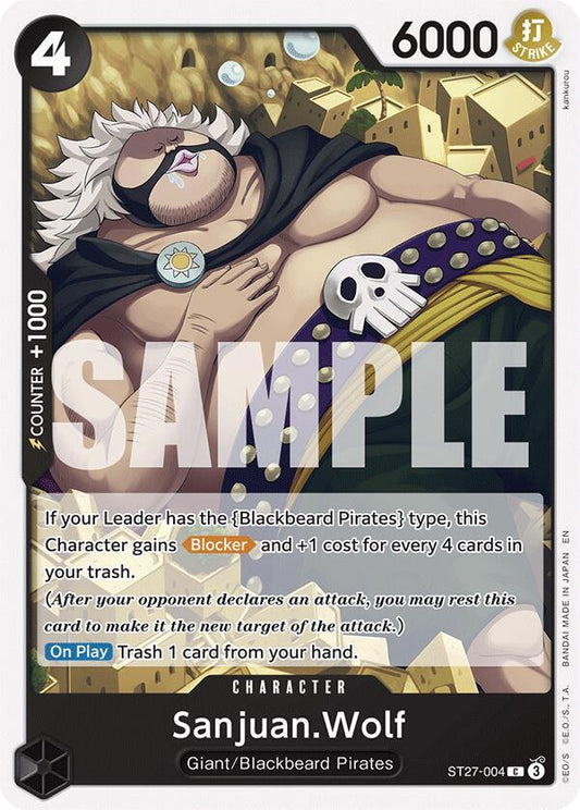 Sanjuan.Wolf [ST27-004] Starter Deck 27 - BLACK Marshall.D.Teach