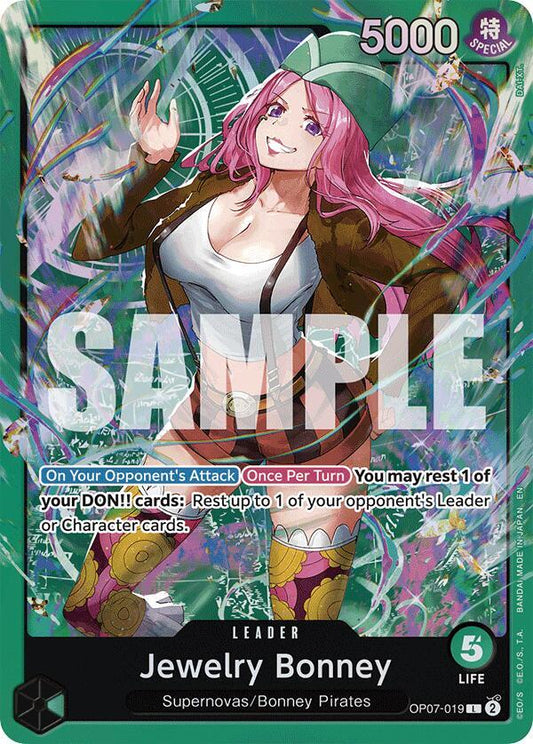 Jewelry Bonney [OP07-019] Starter Deck 24 - GREEN Bonney
