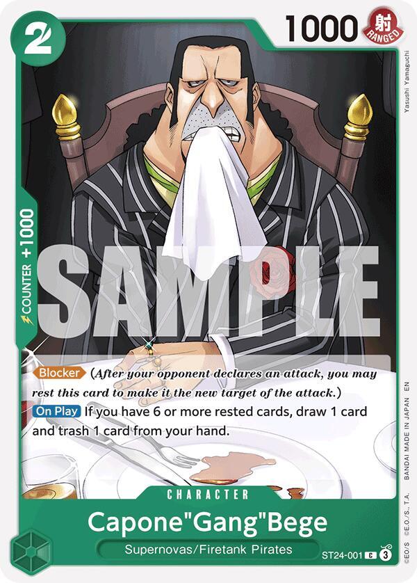Capone"Gang"Bege [ST24-001] Starter Deck 24 - GREEN Bonney