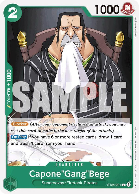 Capone"Gang"Bege [ST24-001] Starter Deck 24 - GREEN Bonney