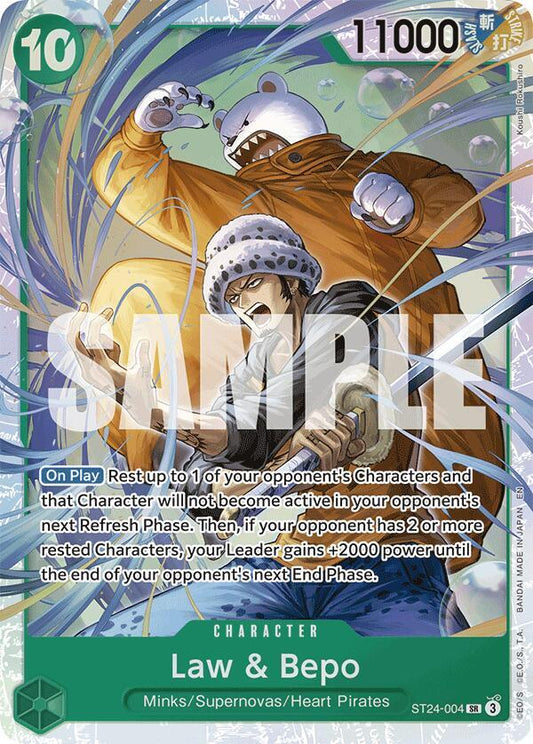 Law & Bepo [ST24-004] Starter Deck 24 - GREEN Bonney