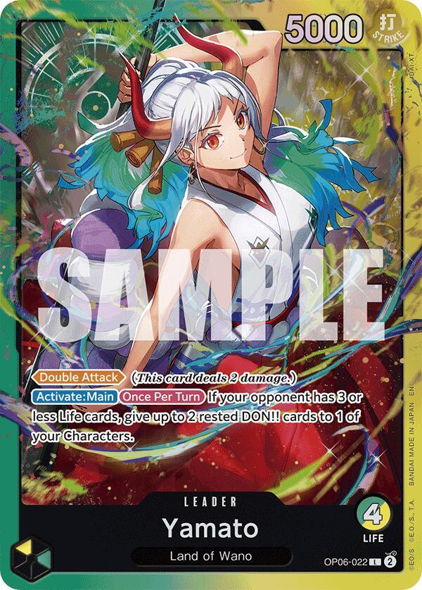 Yamato [OP06-022] Starter Deck 28 - GREEN/YELLOW Yamato