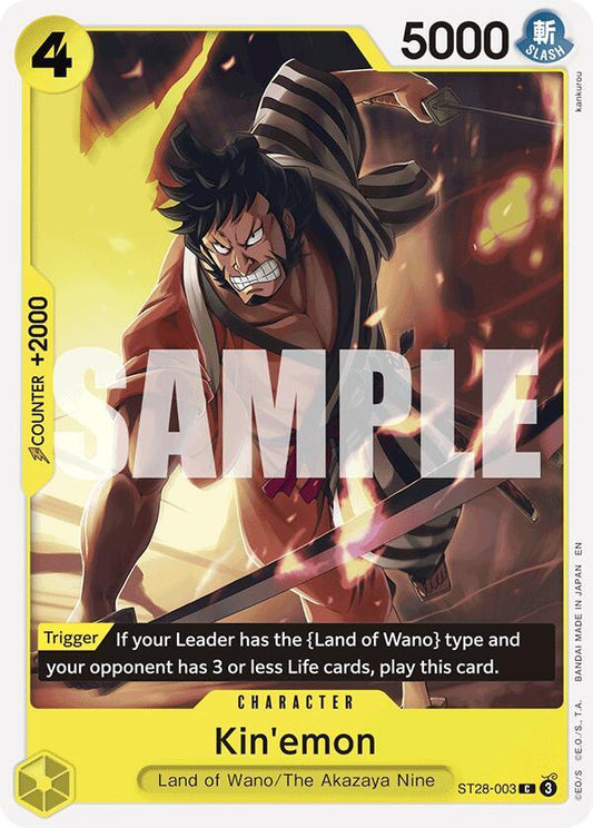 Kin'emon [ST28-003] Starter Deck 28 - GREEN/YELLOW Yamato