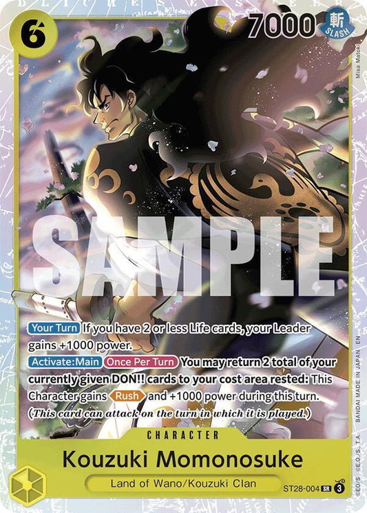 Kouzuki Momonosuke [ST28-004] Starter Deck 28 - GREEN/YELLOW Yamato